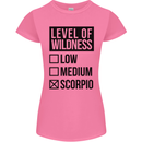 Levels of Wildness Scorpio Womens Petite Cut T-Shirt Azalea