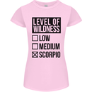 Levels of Wildness Scorpio Womens Petite Cut T-Shirt Light Pink