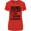 Levels of Wildness Scorpio Womens Wider Cut T-Shirt Red