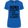 Levels of Wildness Scorpio Womens Wider Cut T-Shirt Royal Blue
