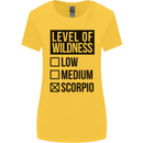 Levels of Wildness Scorpio Womens Wider Cut T-Shirt Yellow