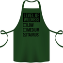 Levels of Wildness Taurus Cotton Apron 100% Organic Forest Green