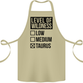 Levels of Wildness Taurus Cotton Apron 100% Organic Khaki