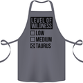 Levels of Wildness Taurus Cotton Apron 100% Organic Steel