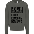 Levels of Wildness Taurus Kids Sweatshirt Jumper Storm Grey