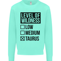 Levels of Wildness Taurus Mens Sweatshirt Jumper Peppermint