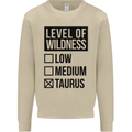 Levels of Wildness Taurus Mens Sweatshirt Jumper Sand