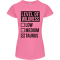 Levels of Wildness Taurus Womens Petite Cut T-Shirt Azalea