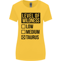 Levels of Wildness Taurus Womens Wider Cut T-Shirt Yellow