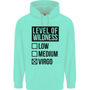 Levels of Wildness Virgo Childrens Kids Hoodie Peppermint