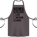 Levels of Wildness Virgo Cotton Apron 100% Organic Dark Grey