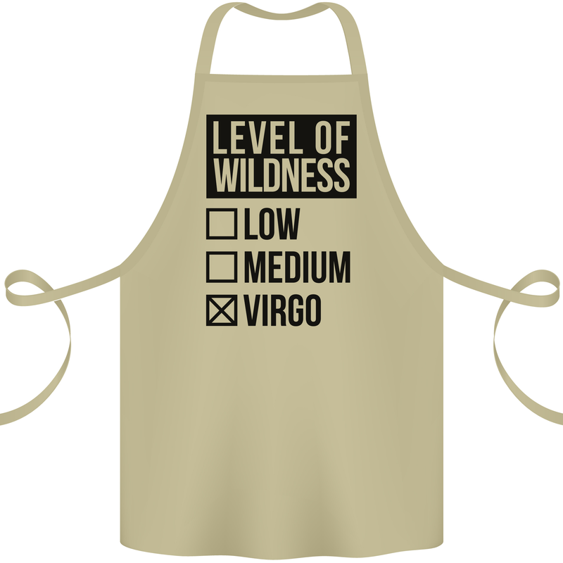 Levels of Wildness Virgo Cotton Apron 100% Organic Khaki