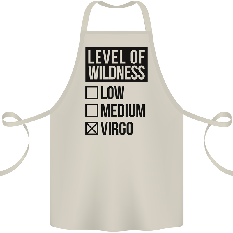 Levels of Wildness Virgo Cotton Apron 100% Organic Natural