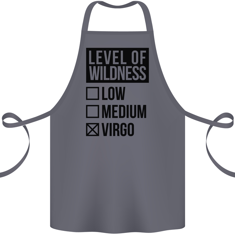 Levels of Wildness Virgo Cotton Apron 100% Organic Steel
