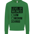 Levels of Wildness Virgo Kids Sweatshirt Jumper Irish Green