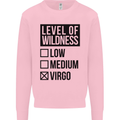 Levels of Wildness Virgo Kids Sweatshirt Jumper Light Pink