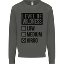 Levels of Wildness Virgo Kids Sweatshirt Jumper Storm Grey