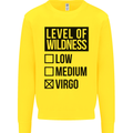 Levels of Wildness Virgo Kids Sweatshirt Jumper Yellow