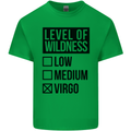 Levels of Wildness Virgo Kids T-Shirt Childrens Irish Green