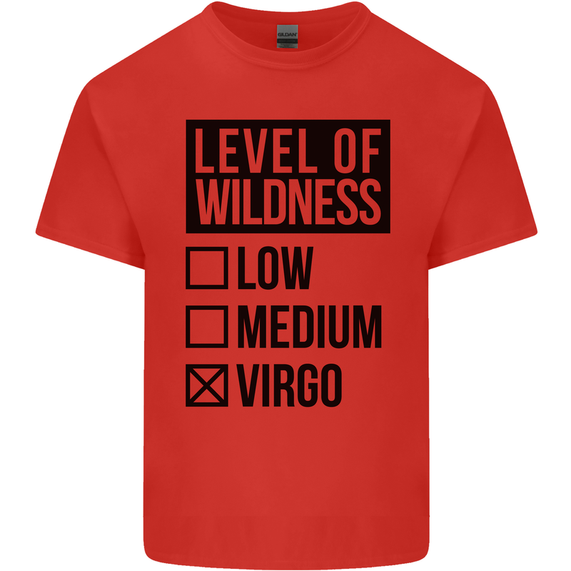 Levels of Wildness Virgo Kids T-Shirt Childrens Red