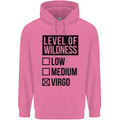 Levels of Wildness Virgo Mens 80% Cotton Hoodie Azelea