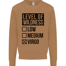 Levels of Wildness Virgo Mens Sweatshirt Jumper Caramel Latte