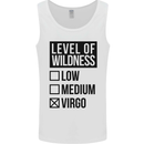 Levels of Wildness Virgo Mens Vest Tank Top White