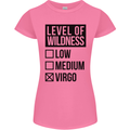 Levels of Wildness Virgo Womens Petite Cut T-Shirt Azalea