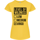 Levels of Wildness Virgo Womens Petite Cut T-Shirt Yellow