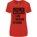 Levels of Wildness Virgo Womens Wider Cut T-Shirt Red