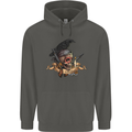 Libertad Skull Freedom Pirate Crow Raven Childrens Kids Hoodie Storm Grey