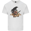 Libertad Skull Freedom Pirate Crow Raven Kids T-Shirt Childrens White