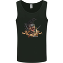 Libertad Skull Freedom Pirate Crow Raven Mens Vest Tank Top Black