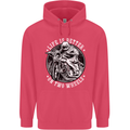 Life Is Better On Two Wheels Childrens Kids Hoodie Heliconia
