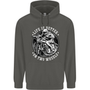 Life Is Better On Two Wheels Childrens Kids Hoodie Storm Grey