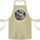 Life Is Better On Two Wheels Cotton Apron 100% Organic Khaki