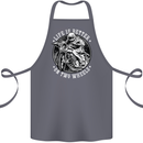 Life Is Better On Two Wheels Cotton Apron 100% Organic Steel