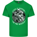 Life Is Better On Two Wheels Kids T-Shirt Childrens Irish Green