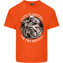 Life Is Better On Two Wheels Kids T-Shirt Childrens Orange