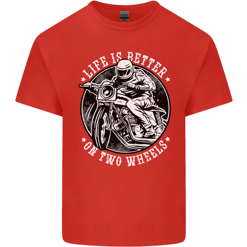 Life Is Better On Two Wheels Kids T-Shirt Childrens Red