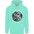 Life Is Better On Two Wheels Mens 80% Cotton Hoodie Peppermint