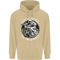 Life Is Better On Two Wheels Mens 80% Cotton Hoodie Sand