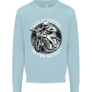 Life Is Better On Two Wheels Mens Sweatshirt Jumper Light Blue