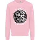 Life Is Better On Two Wheels Mens Sweatshirt Jumper Light Pink