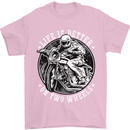 Life Is Better On Two Wheels Mens T-Shirt Cotton Gildan Light Pink