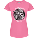Life Is Better On Two Wheels Womens Petite Cut T-Shirt Azalea