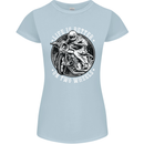 Life Is Better On Two Wheels Womens Petite Cut T-Shirt Light Blue