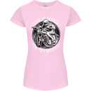 Life Is Better On Two Wheels Womens Petite Cut T-Shirt Light Pink