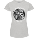 Life Is Better On Two Wheels Womens Petite Cut T-Shirt Sports Grey