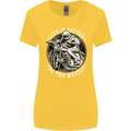 Life Is Better On Two Wheels Womens Wider Cut T-Shirt Yellow